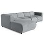 Voir la diapositive 2 : LISA DESIGN Suaro - canapé modulable d'angle gauche 5 places en tissu texturé