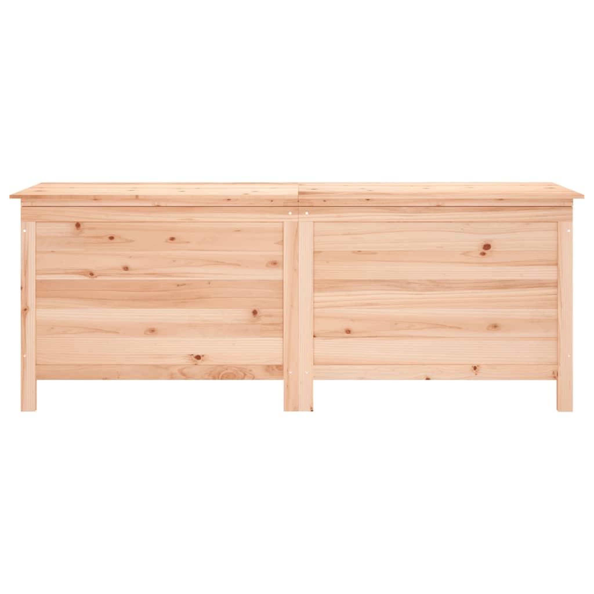 Voir la diapositive 4 : VIDAXL Boîte de rangement de jardin 150x50x56,5 cm bois massif sapin