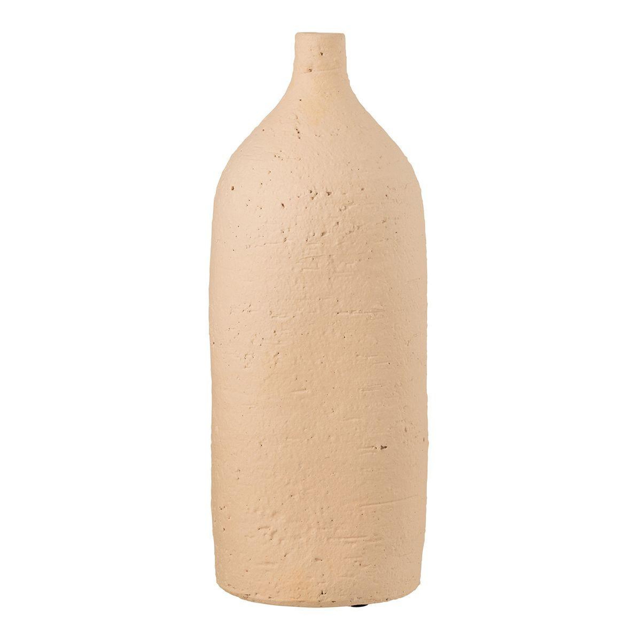 J-LINE Vase poterie bouteille  enya  40cm beige