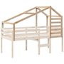Voir la diapositive 3 : VIDAXL Toit de lit pour enfants 198x87x113 cm bois de pin massif