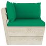 Voir la diapositive 5 : VIDAXL Salon de jardin palette 10 pcs avec coussins bois d'epicea