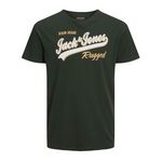 Jack & Jones T shirt  Garçon Jack & Jones Logo. Coloris disponibles : Vert