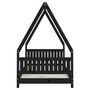 Voir la diapositive 5 : VIDAXL Cadre de lit pour enfants noir 90x190 cm bois de pin massif
