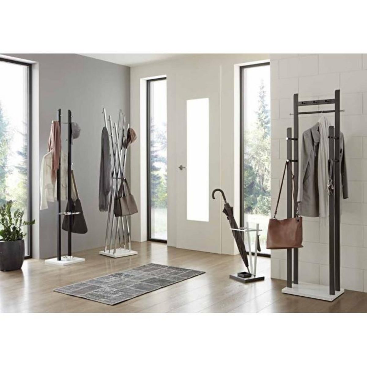 Paris Prix Porte-Manteaux Design  Bylta  182cm Noir