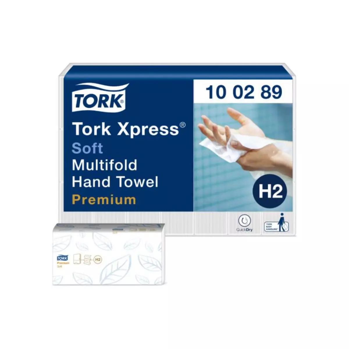Tork Lot de 21 paquets essuie-mains TORK Xpress doux - interfoliés - Premium - 100289