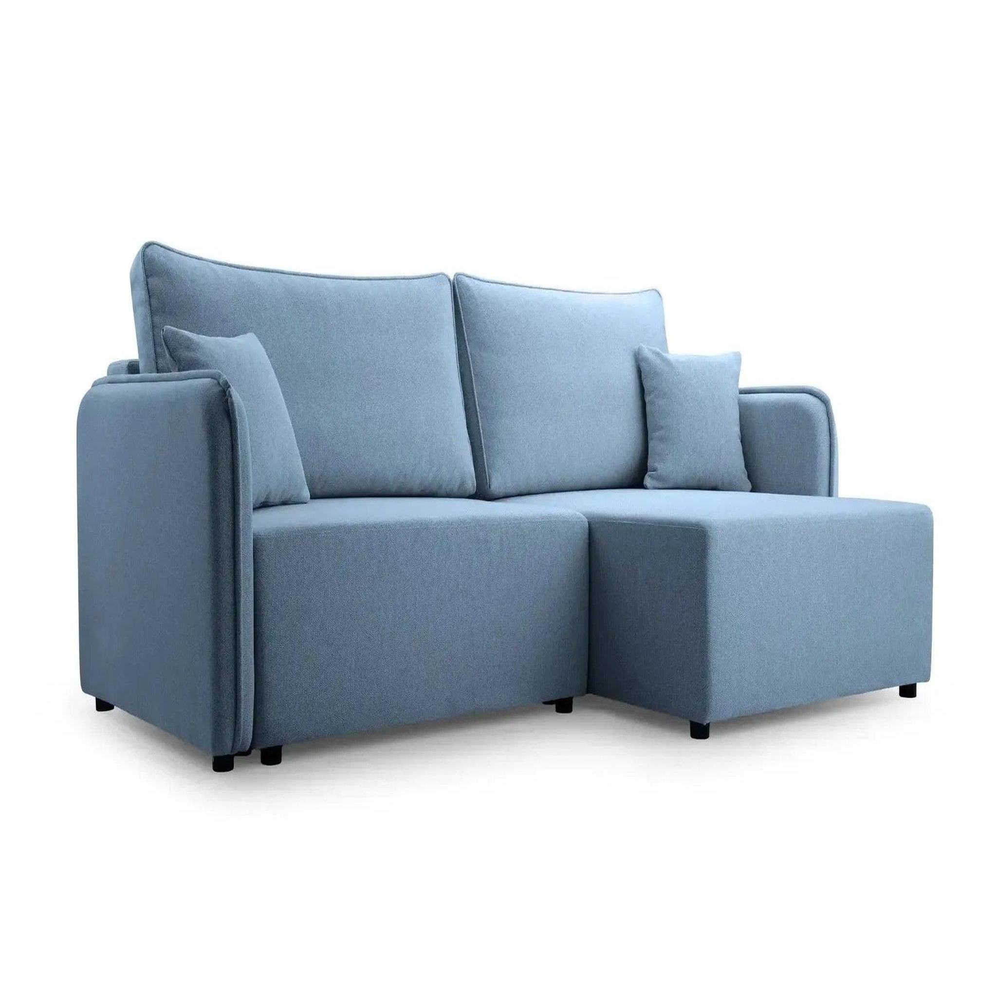 Voir la diapositive 6 : CASANOVA PARIS Bonnie - canapé d'angle convertible tissu lisse
