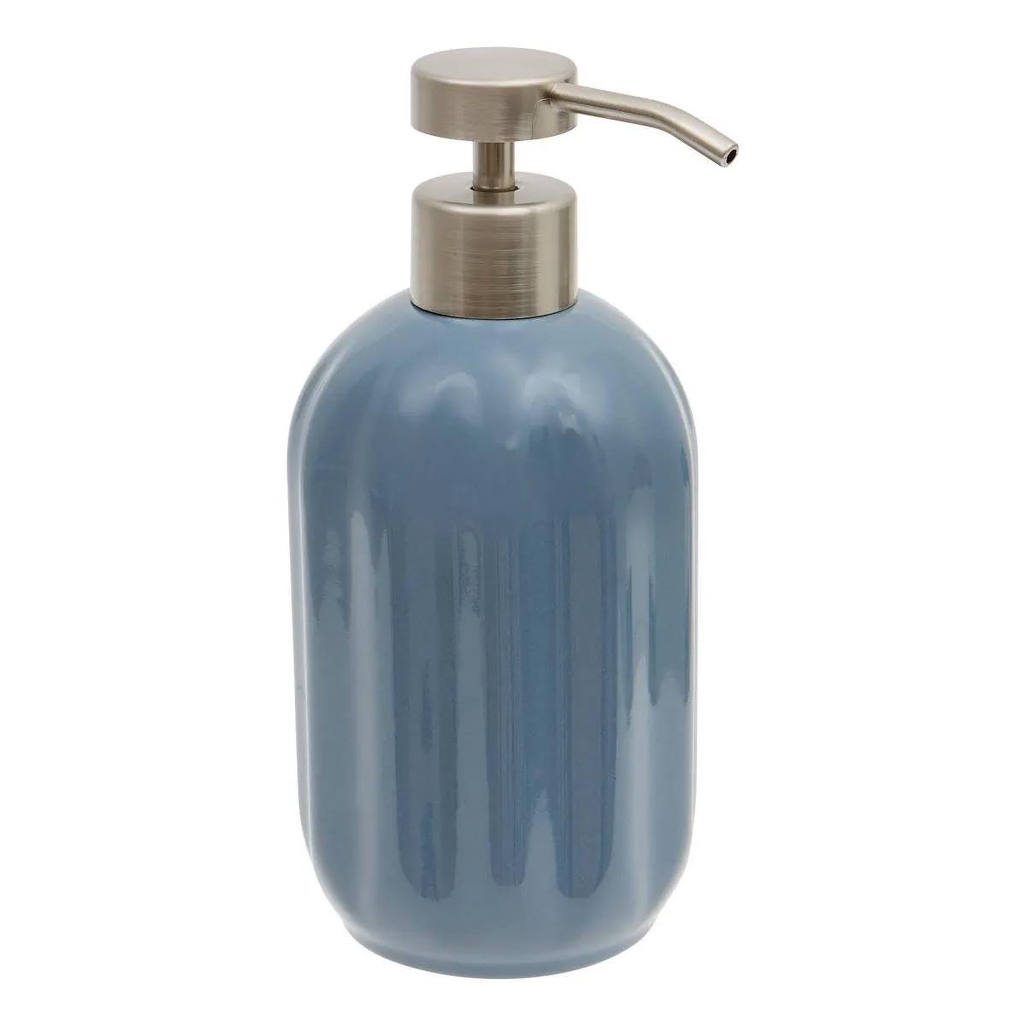 FIVE Distributeur de savon en grès  suny colorama  450ml bleu