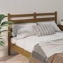 Voir la diapositive 3 : VIDAXL Tete de lit Marron miel 146x4x100 cm Bois massif de pin