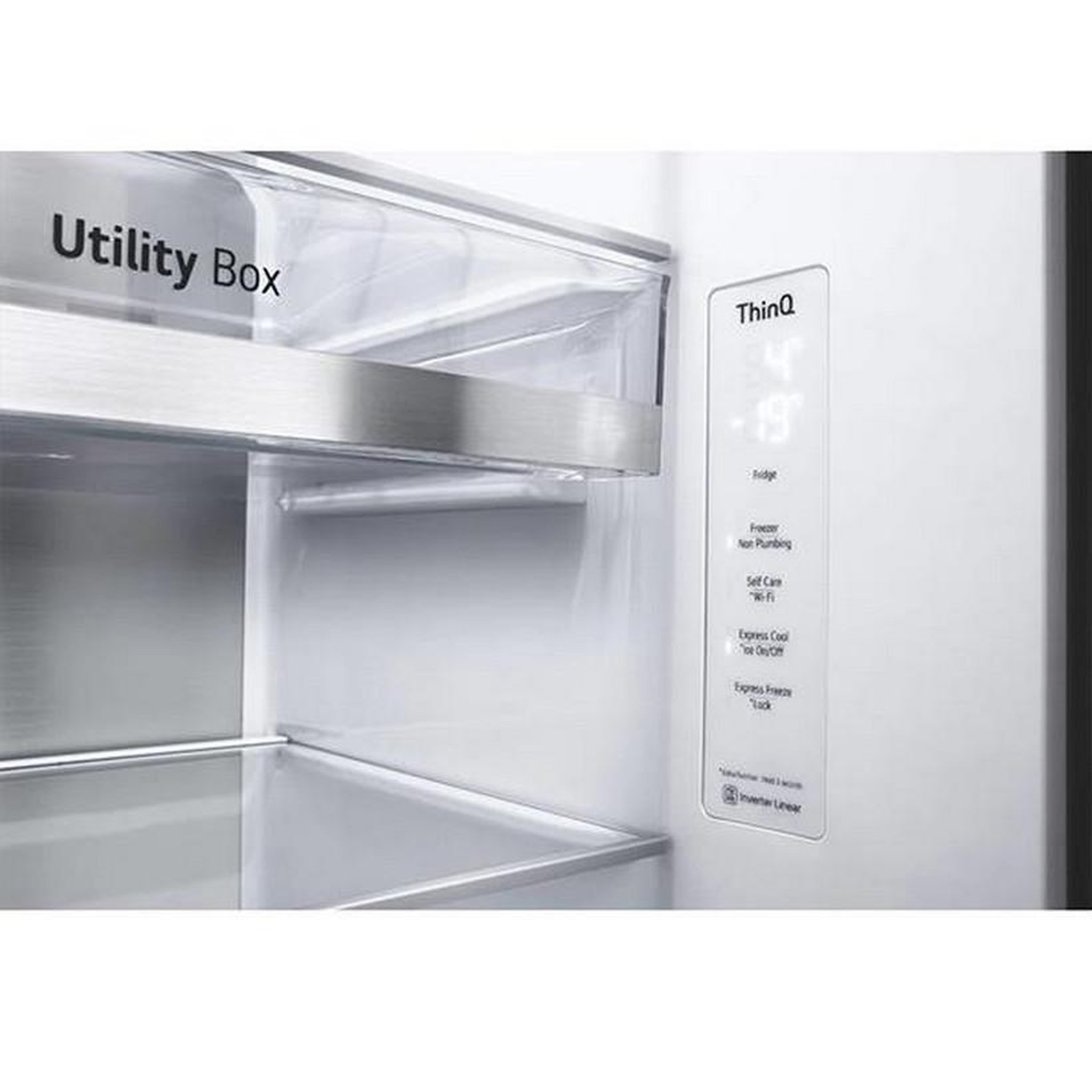 Voir la diapositive 5 : LG Réfrigérateur américain 91cm 635l no frost - gsxv90pzae