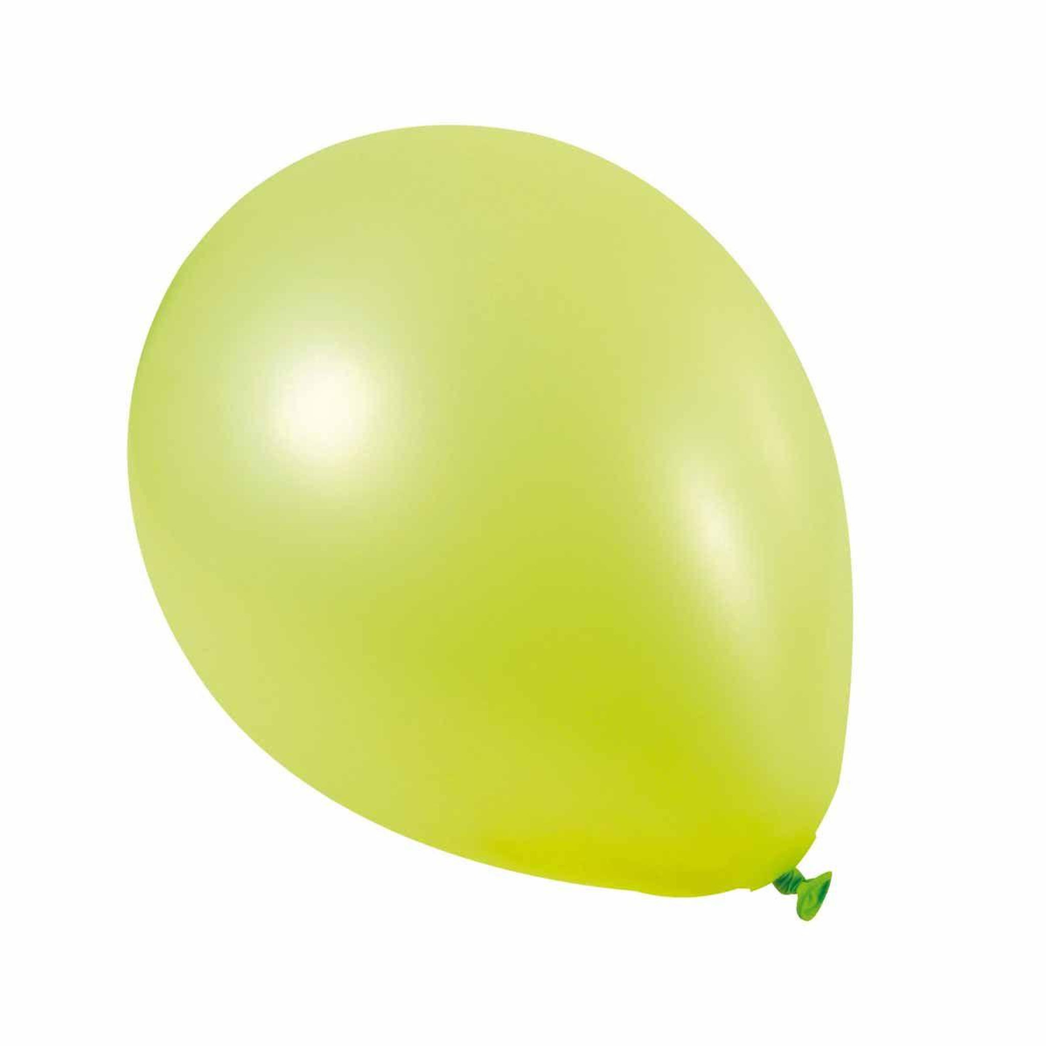 HOMEA Lot de 10 Ballons en Latex  Gonflables  30cm Vert Anis