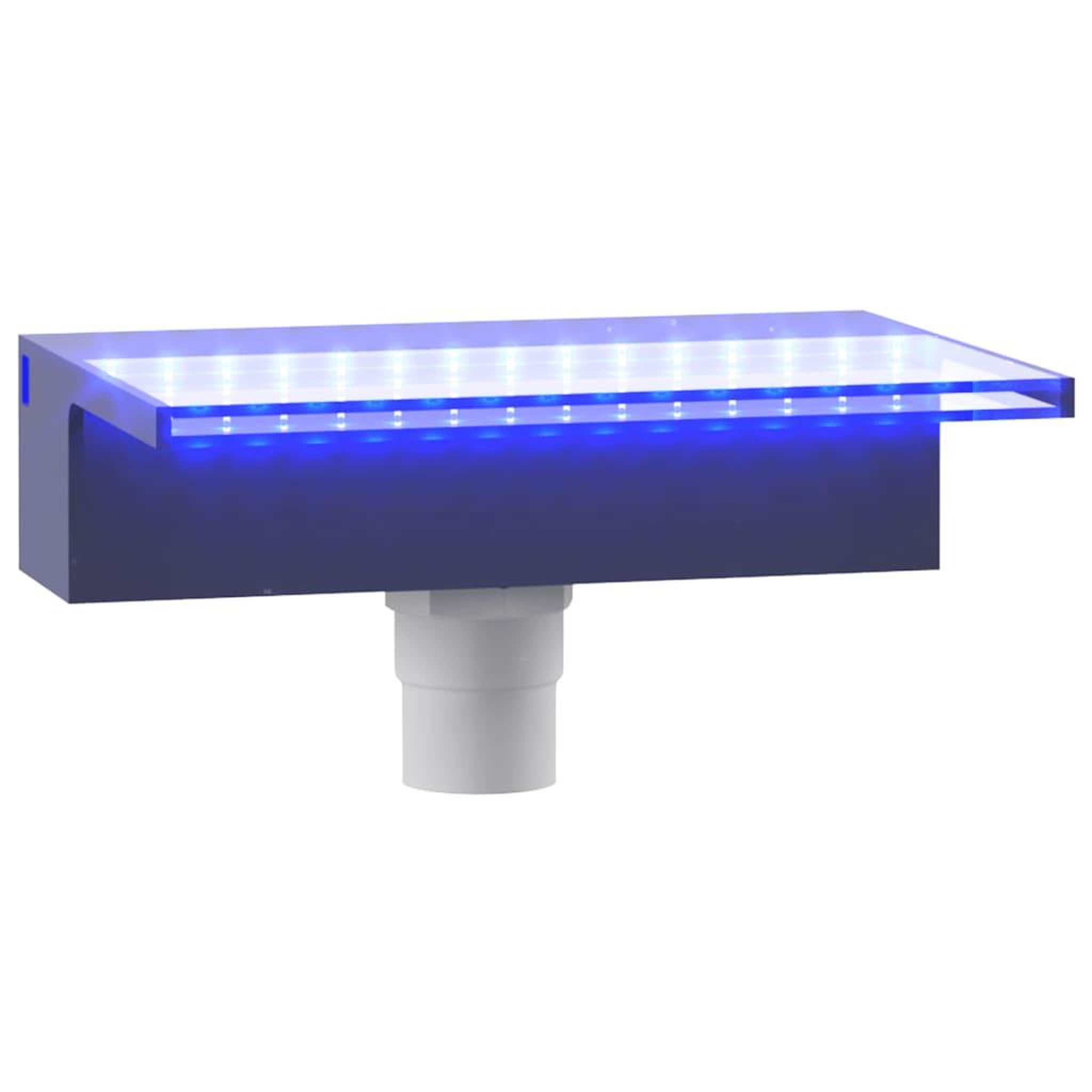 Voir la diapositive 3 : VIDAXL Deversoir pour cascade avec LED RVB Acrylique 30 cm