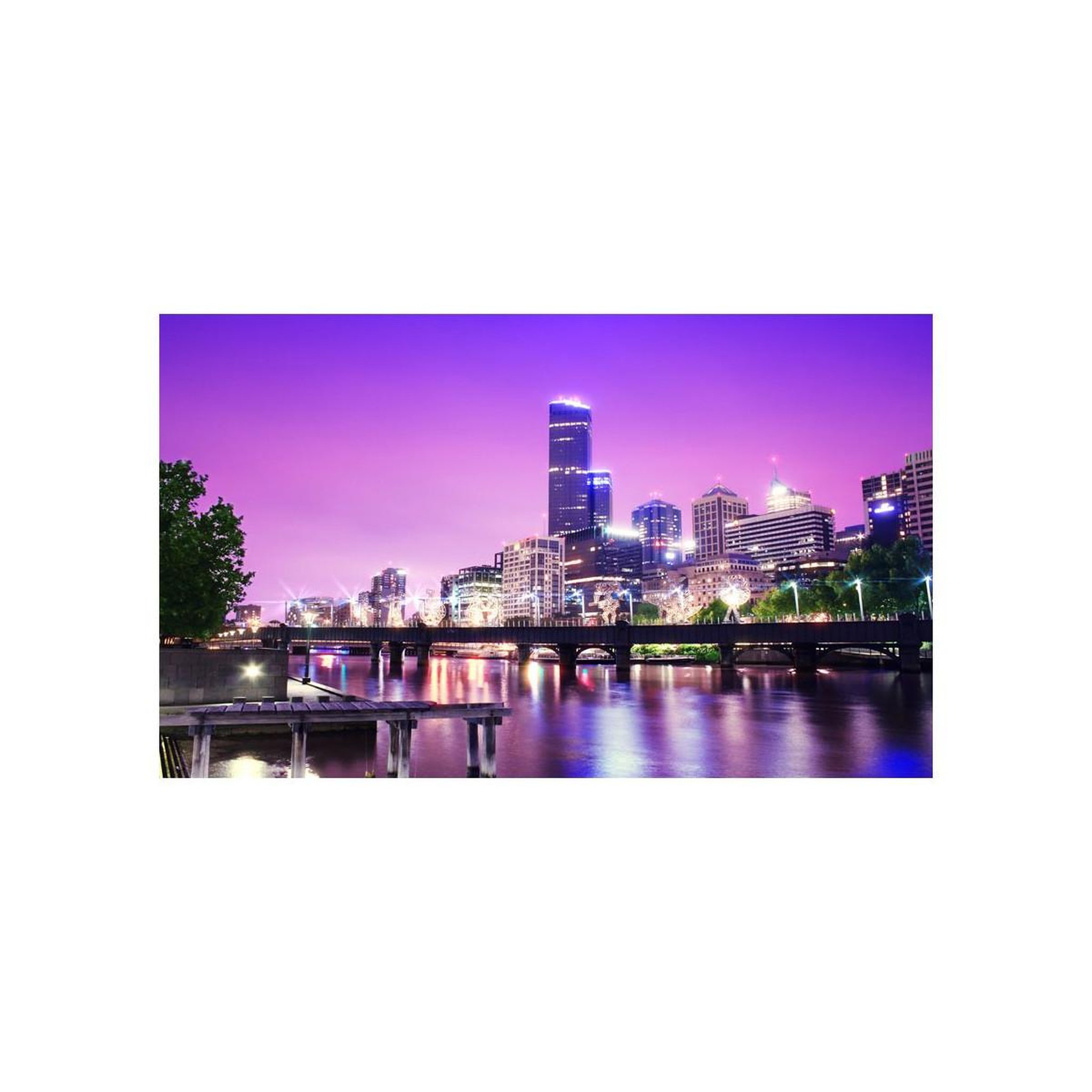 Voir la diapositive 2 : Paris Prix Papier peint  yarra river melbourne ii  270x450cm
