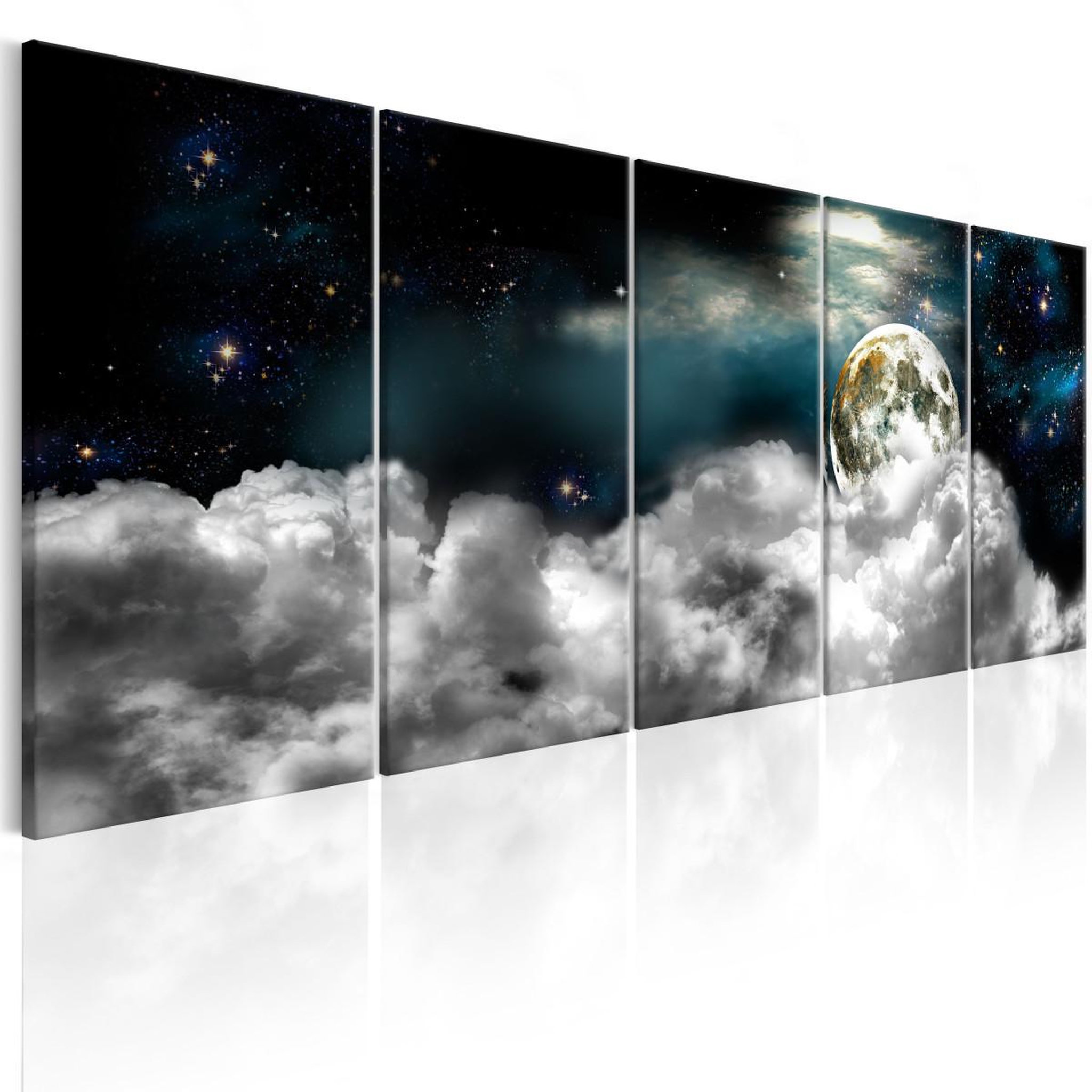 Paris Prix Tableau imprimé  moon in the clouds i. Coloris disponibles : Multicolore