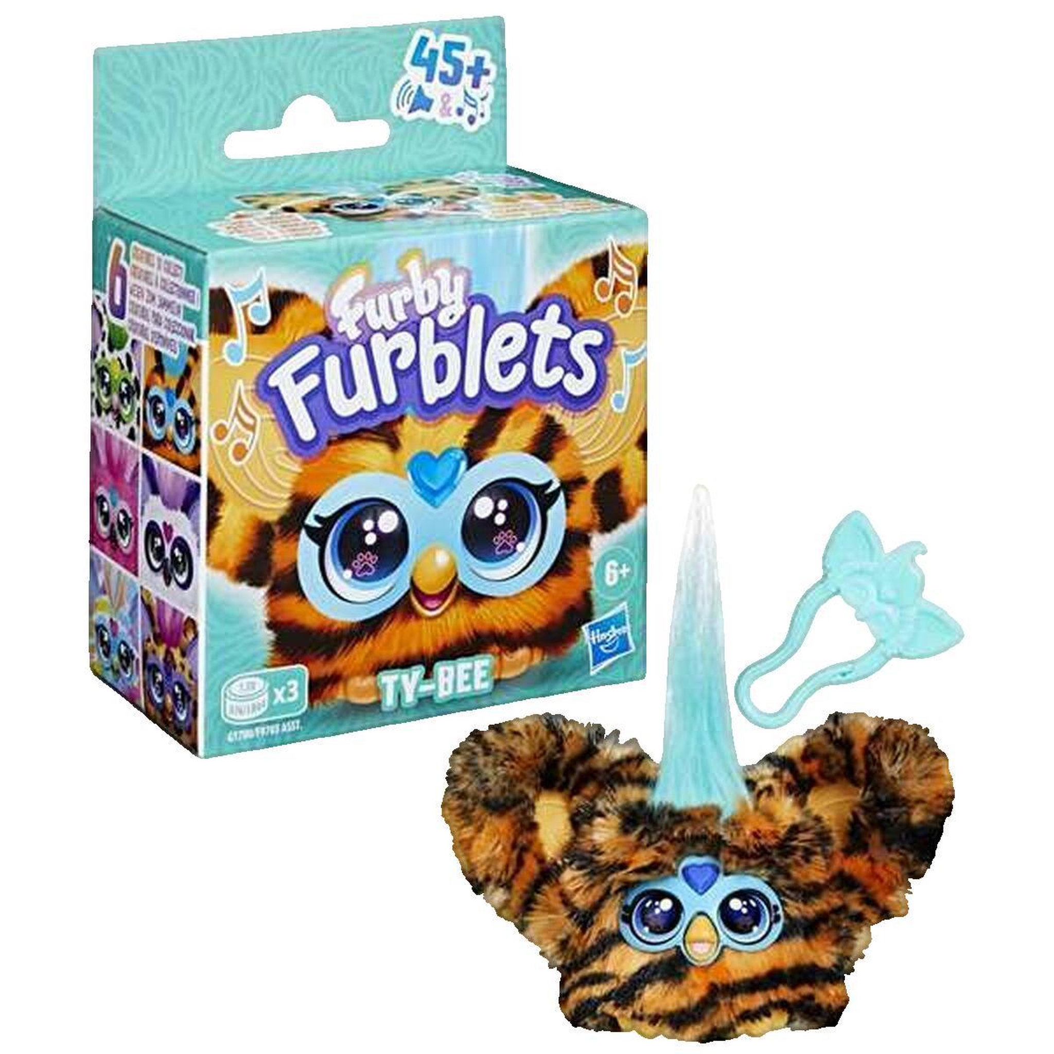Voir la diapositive 2 : HASBRO Peluche musicale Hasbro Furby Furblets