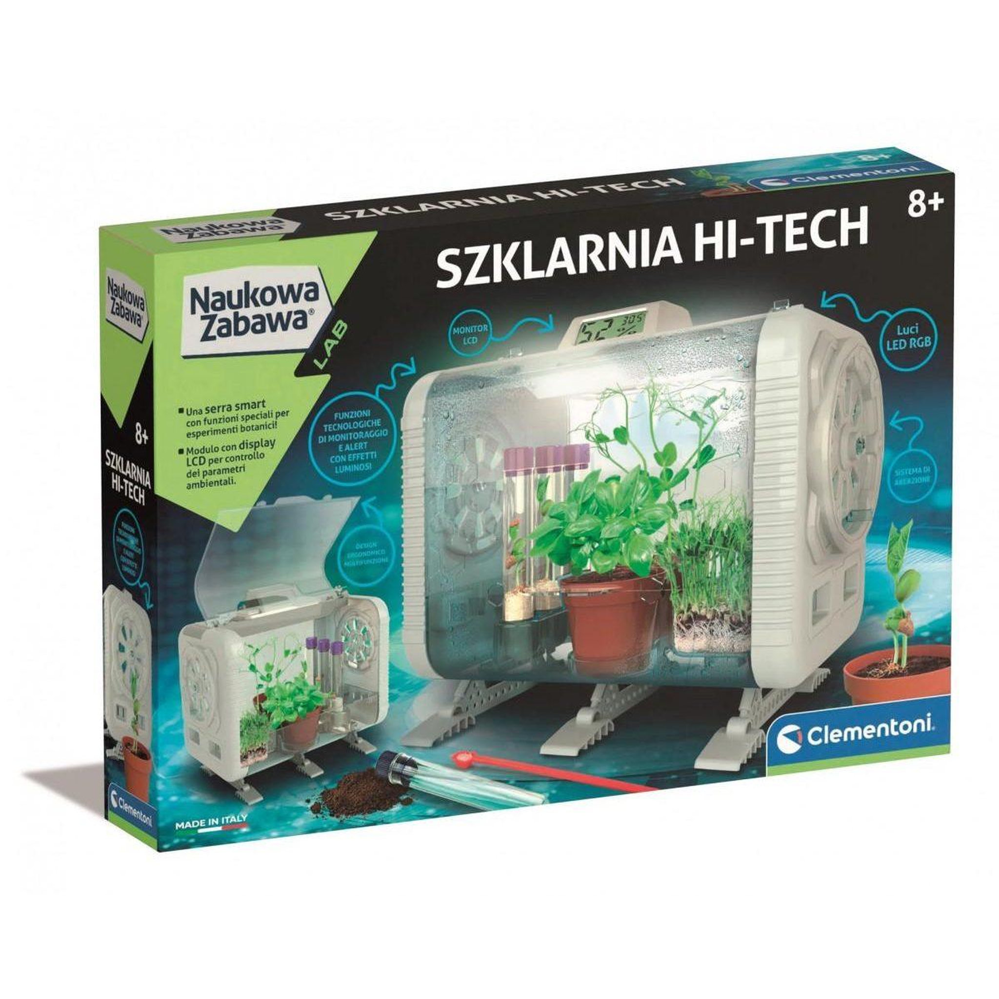 CLEMENTONI Coffret scientifique  50915 science  and  jeu - serre high-tech