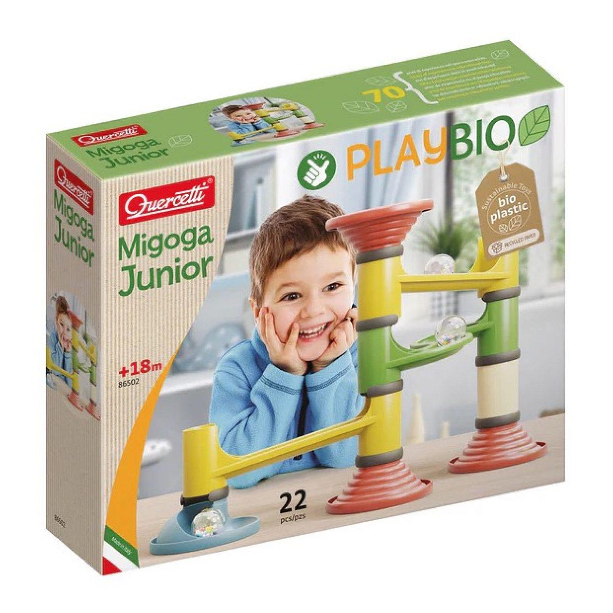Quercetti Migoga junior 22 pcs - playbio