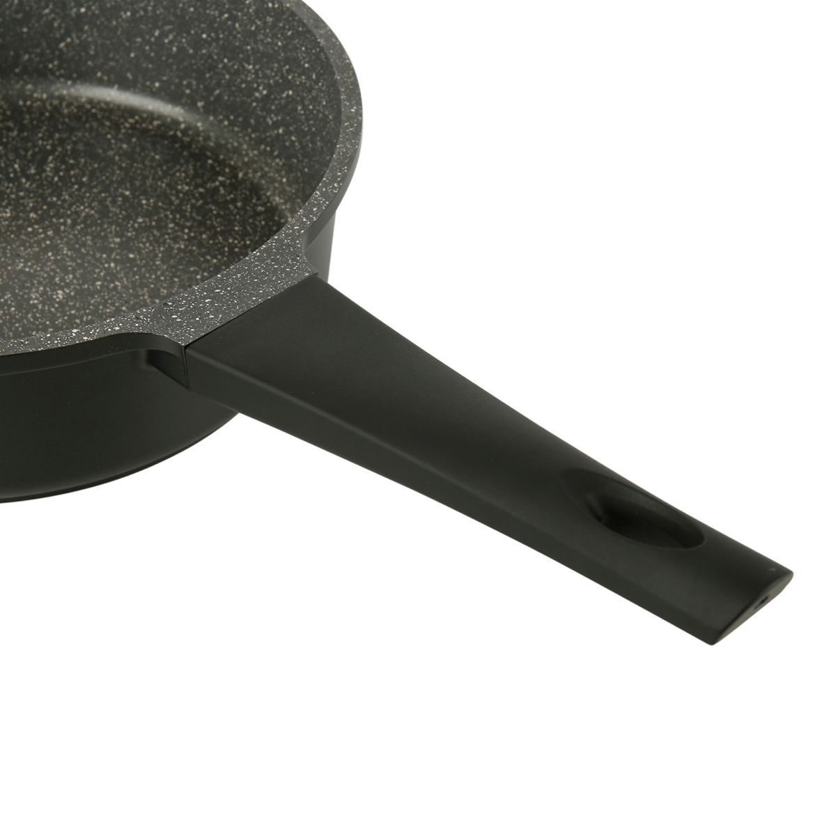 SITRAM Sauteuse 24cm noir avec couvercle
