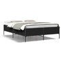 Voir la diapositive 2 : VIDAXL Cadre de lit sans matelas noir 150x200 cm