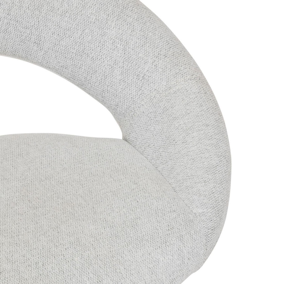 TOILINUX Lot de 2 chaises de bar en tissu SACHA