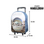Voir la diapositive 5 : Bagtrotter BAGTROTTER Sac à dos à roulettes 31 cm Disney Star Wars / The Mandalorian Baby Yoda Beige