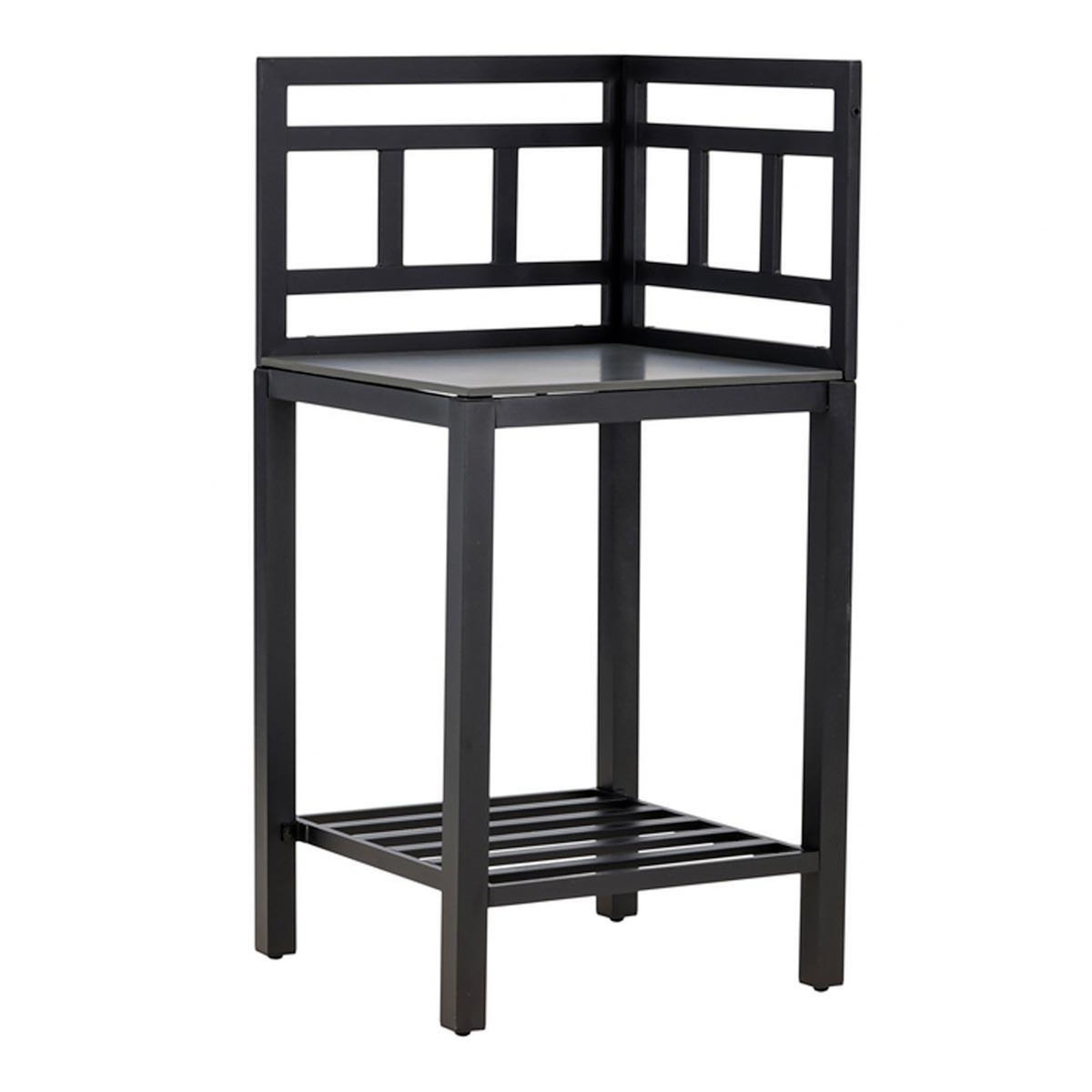 Paris Prix Meuble d'Angle Cuisine d'Extérieur  Alicante  128cm Noir