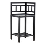 Paris Prix Meuble d'Angle Cuisine d'Extérieur  Alicante  128cm Noir