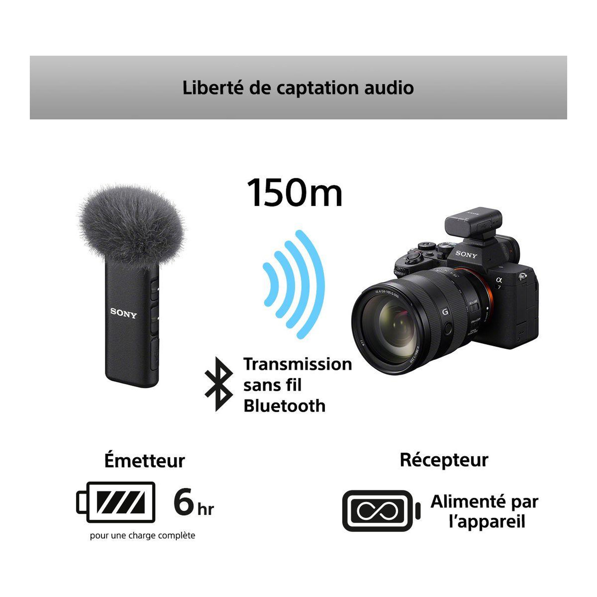 Voir la diapositive 3 : SONY Micro Micro sans fil digital 2 Canaux