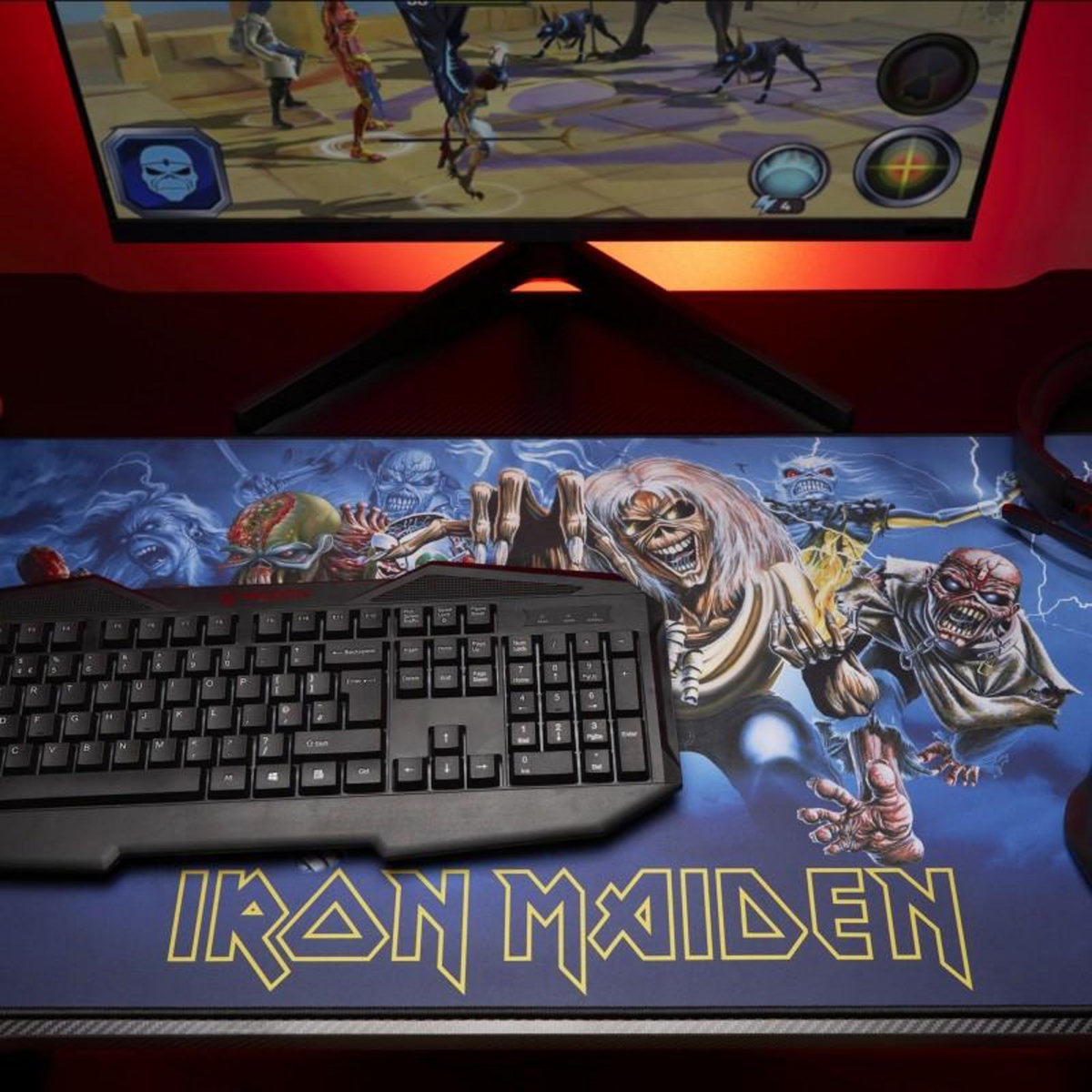 Subsonic Tapis de souris XXL gamer Iron Maiden