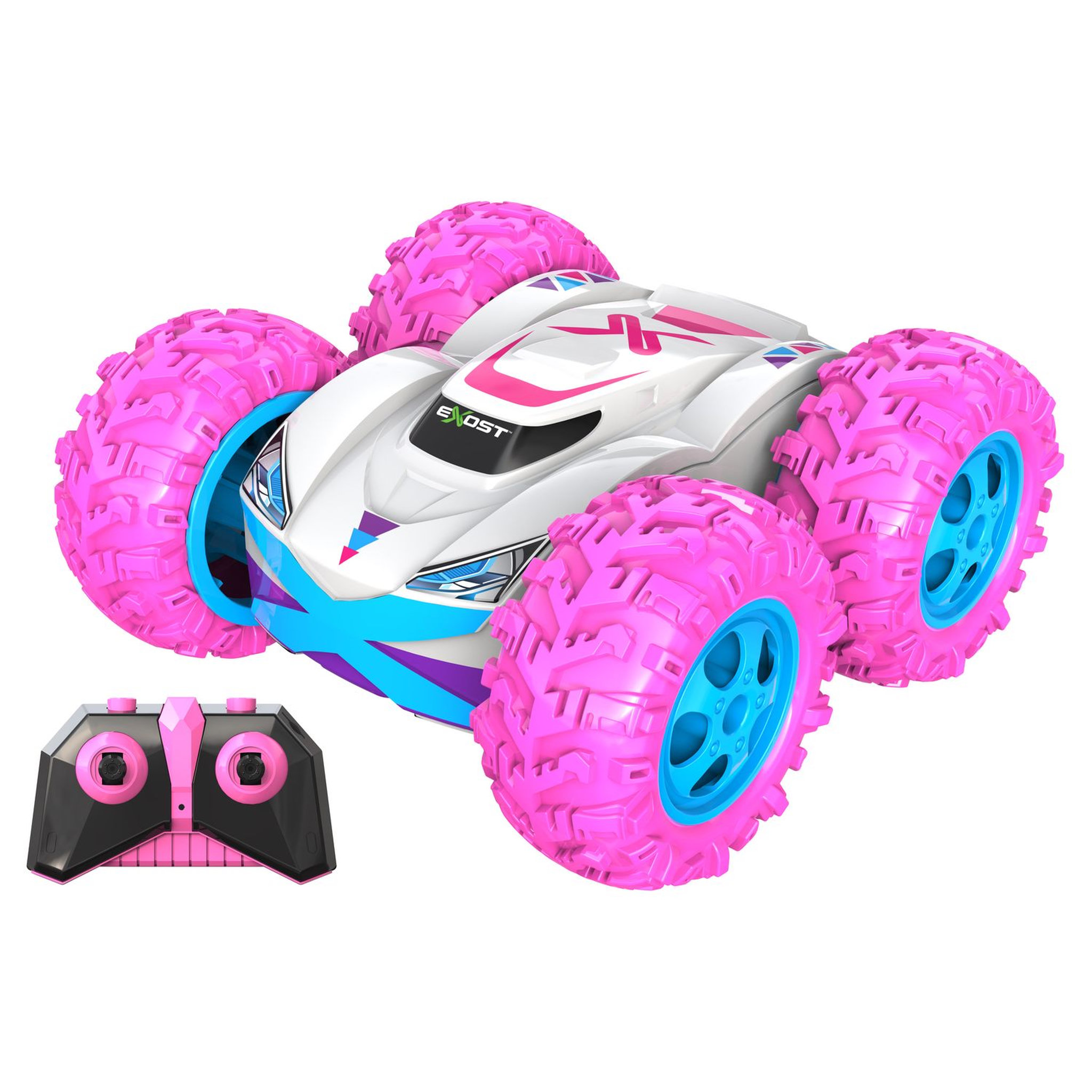 SILVERLIT Voiture radiocommandée 360 cross rose