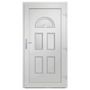 Voir la diapositive 5 : VIDAXL Porte d'entree blanc 98x198 cm PVC