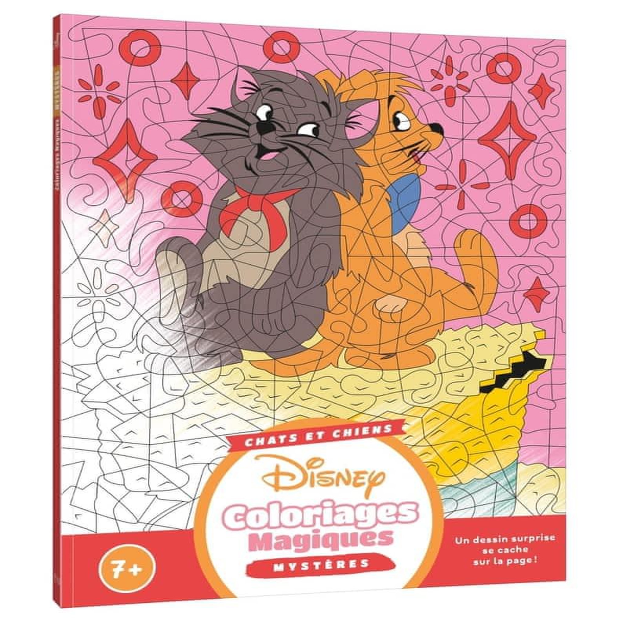 CHIENS ET CHATS. COLORIAGES MAGIQUES MYSTERES, Disney