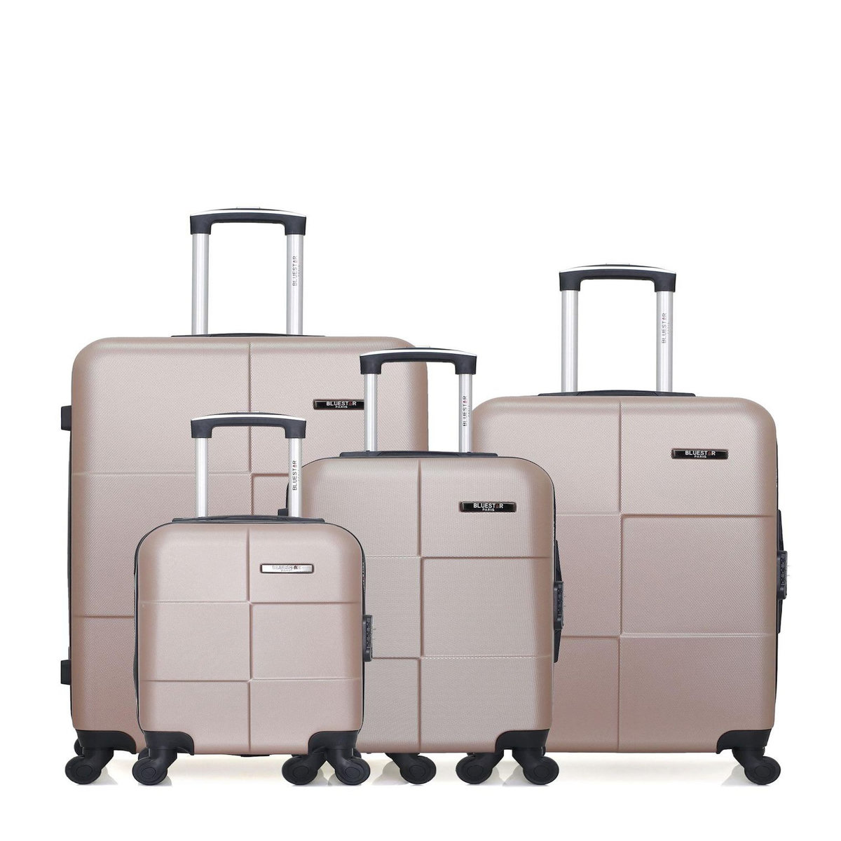 BLUESTAR BLUESTAR - LOT DE 4 - Valises grand format, weekend, cabine et cabine XXS MIAMI