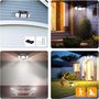 Voir la diapositive 5 : Lumisky Lot de 2 Spots Solaires RAYLITE Noir ABS H11cm