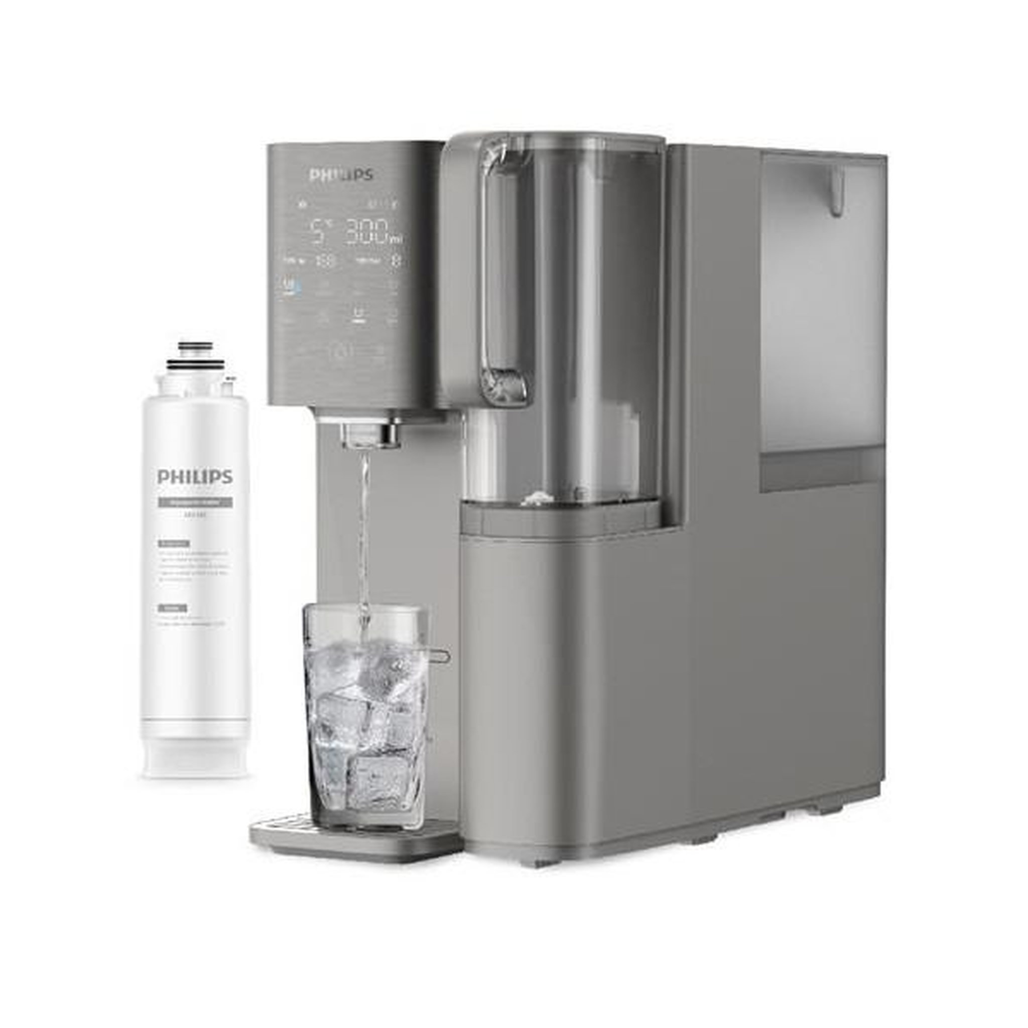 Philips Fontaine à eau Phillips Ice Cube ADD6921 Inox