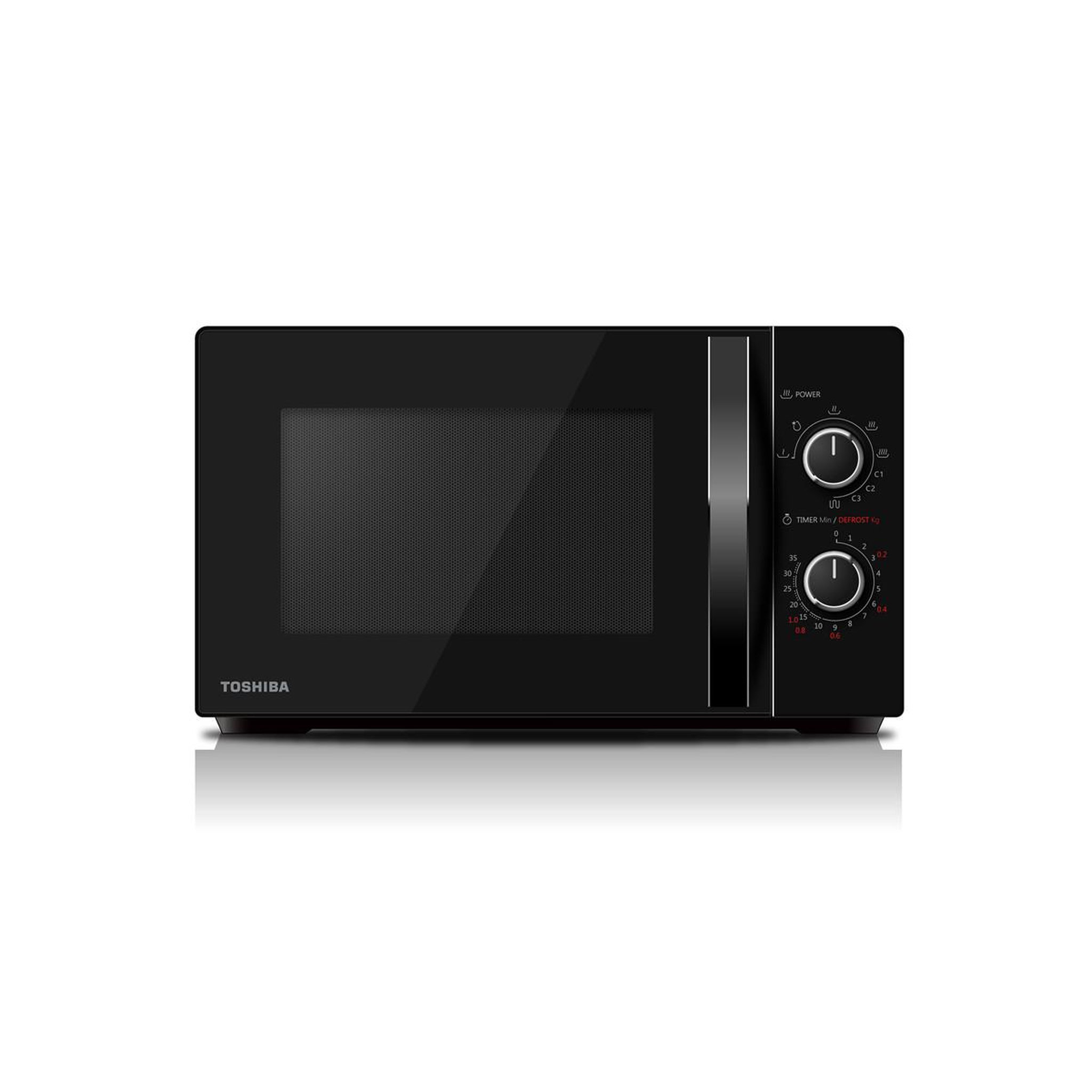 Toshiba Toshiba MW-MG20P Noir Micro-onde combiné Comptoir 20 L 800 W