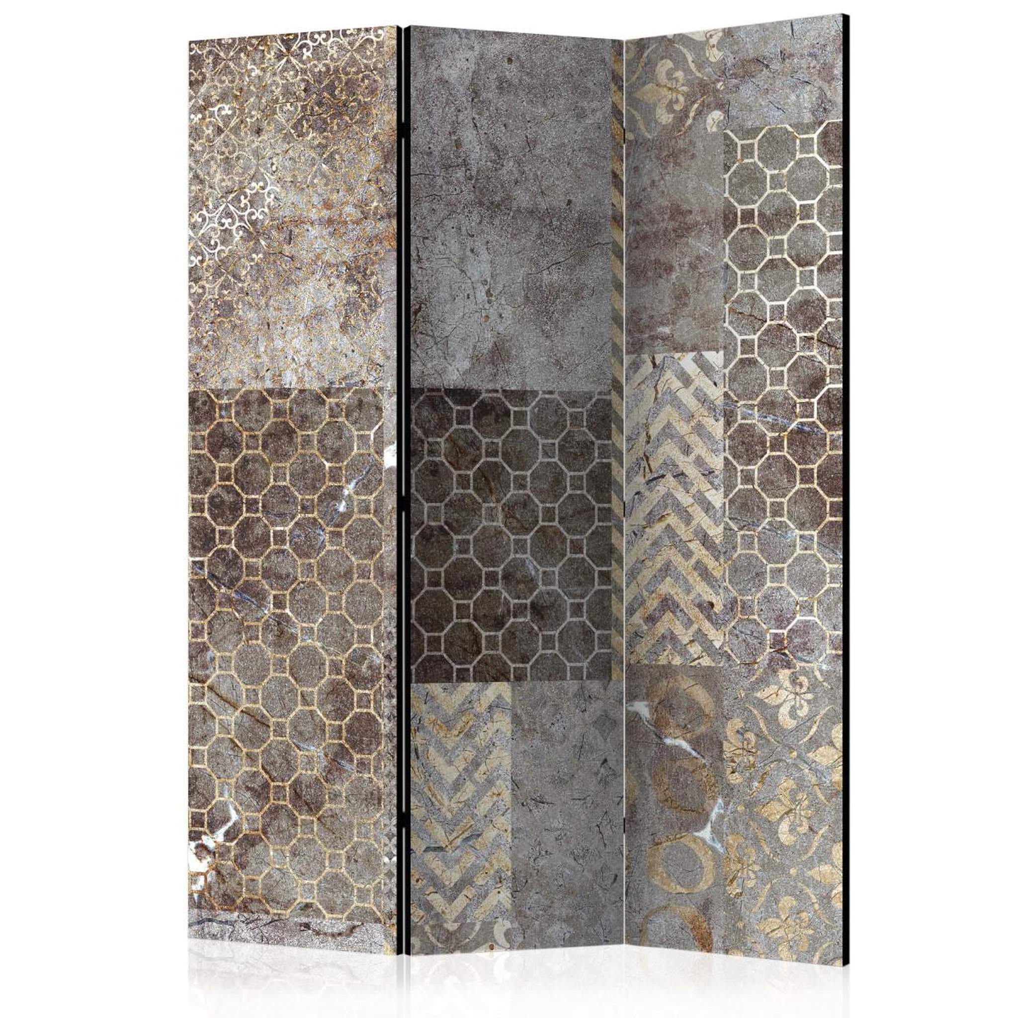 Paris Prix Paravent 3 volets  geometric textures  135x172cm