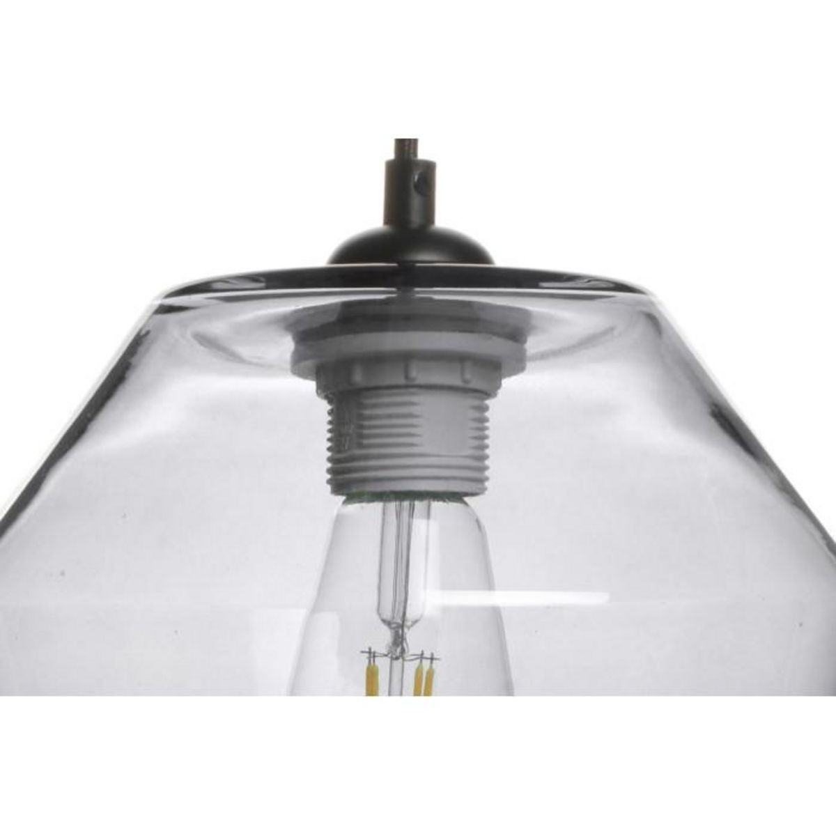 Paris Prix Lampe Suspension en Verre  Planta  30cm Gris