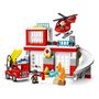 Voir la diapositive 7 : LEGO DUPLO 10970 La Caserne et l&rsquo;Hélicoptère des Pompiers, Jeu de Construction Enfants