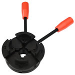 VIDAXL Mandrin a bois a 4 machoires connexion M33 acier 100 mm