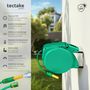 Voir la diapositive 2 : tectake Dévidoir à enroulement automatique pour tuyau d'arrosage avec raccord rapide 1/2 pouce vert