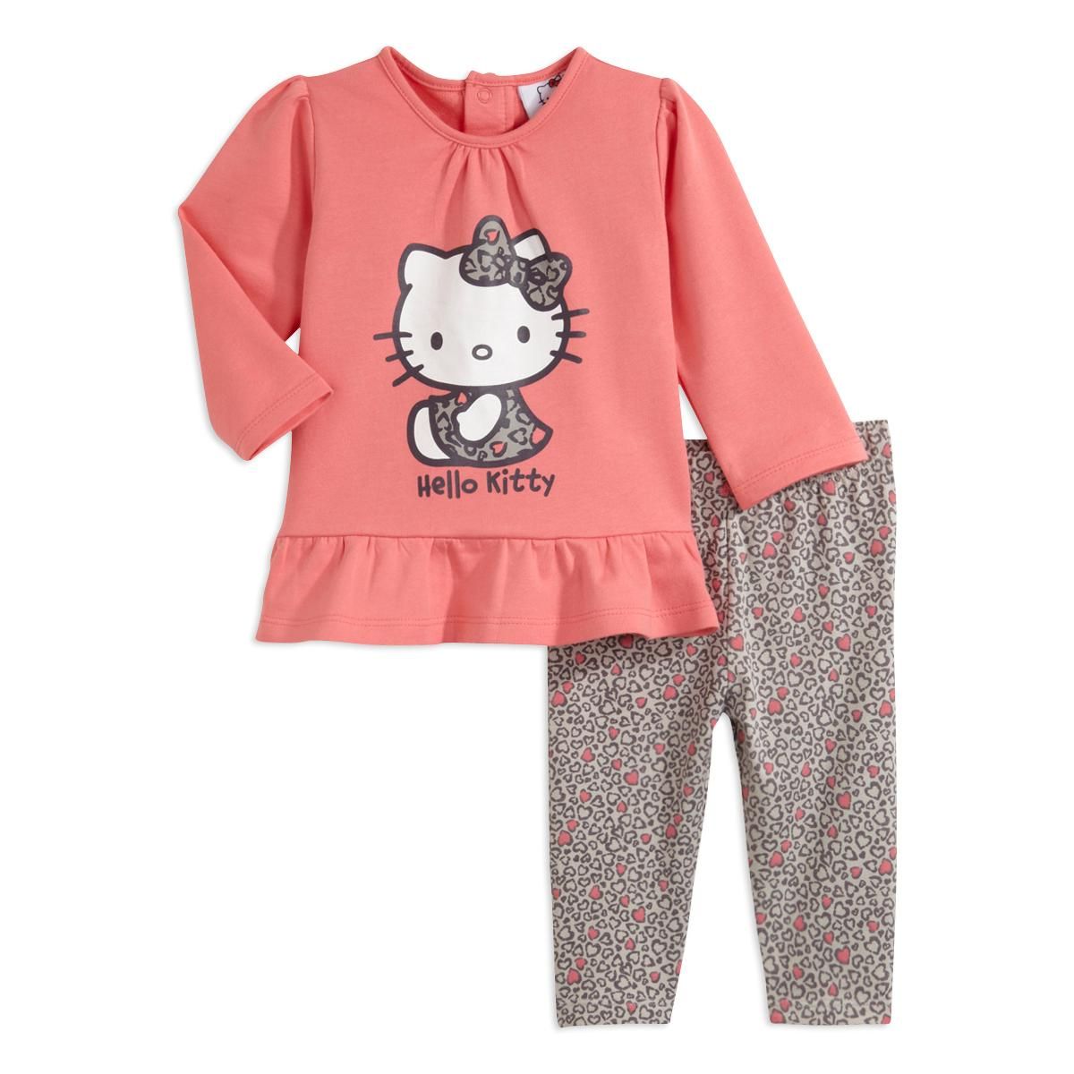 HELLO KITTY Ensemble pantalon tee-shirt Hello Kitty bébé