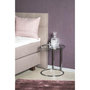 Voir la diapositive 5 : Paris Prix Table d'Appoint en Verre  Blaise  55cm Argent