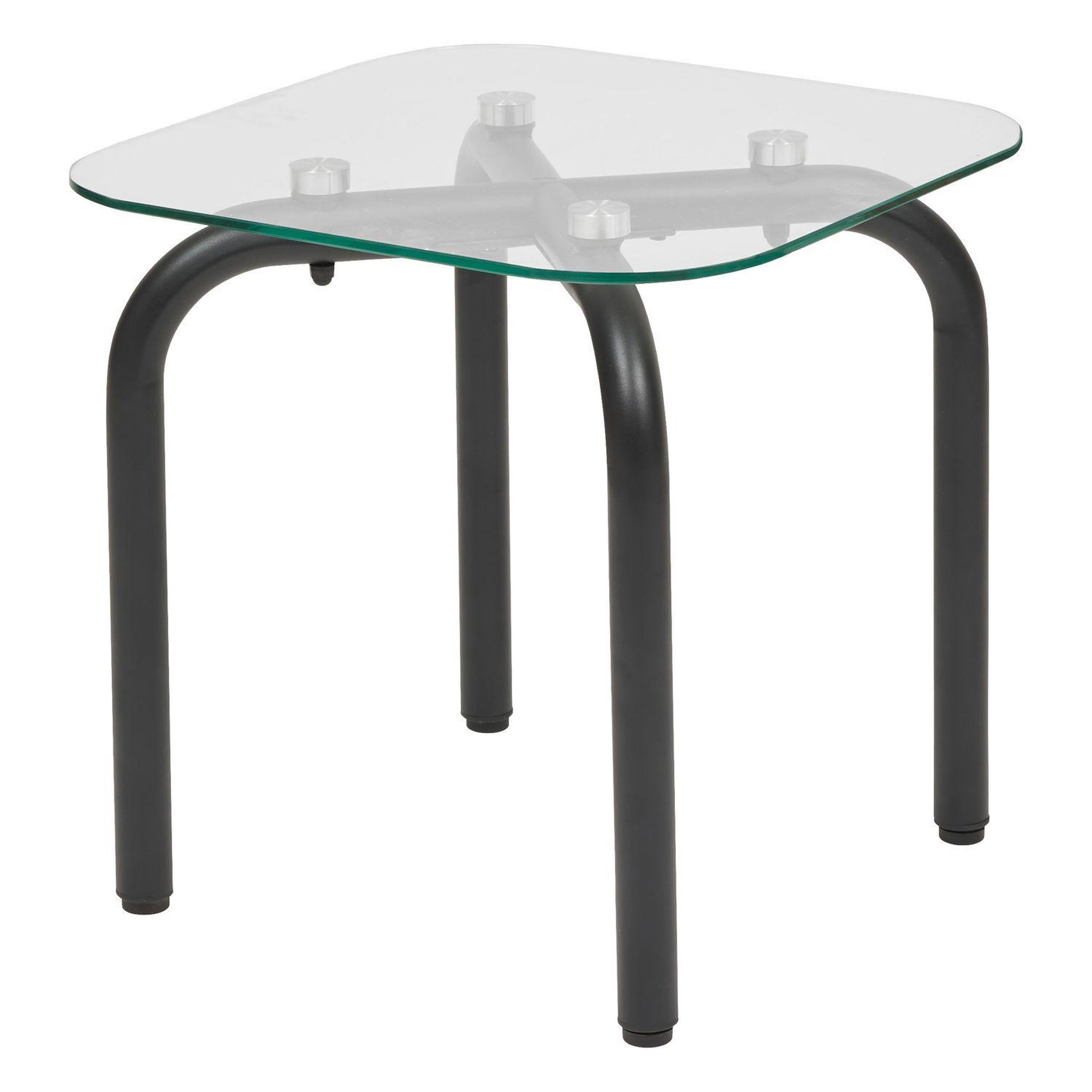 Voir la diapositive 3 : ATMOSPHERA Ensemble de 2 tables à café en verre hecate - noir