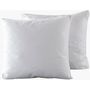 Voir la diapositive 2 : Home collection Lot de 2 proteges oreiller 65x65cm 100% polyester bouclette eponge et impermeable blanc