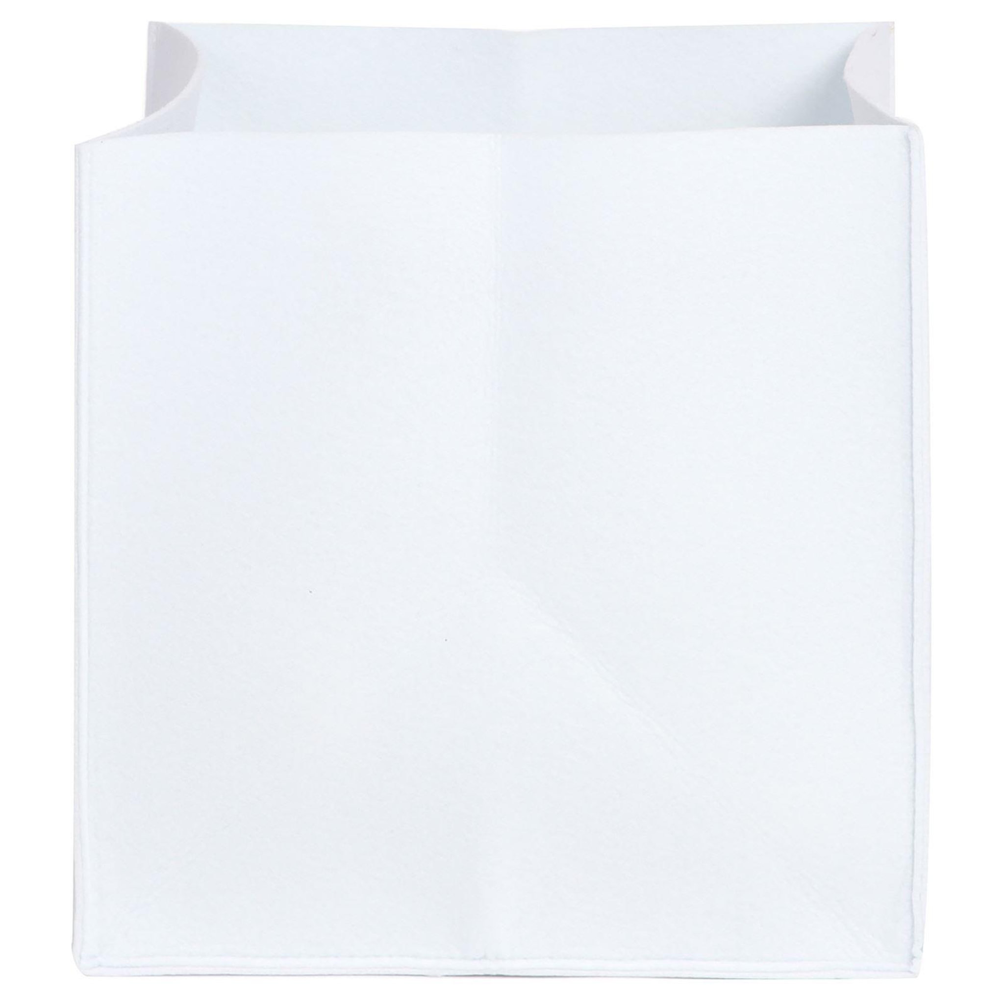 Voir la diapositive 4 : IDIMEX Lot de 2 boîtes de rangement felt, en feutrine