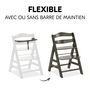 Voir la diapositive 8 : HAUCK Chaise haute en bois Alpha Select gris foncé