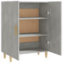 Voir la diapositive 5 : VIDAXL Buffet Gris beton 70x34x90 cm Bois d'ingenierie
