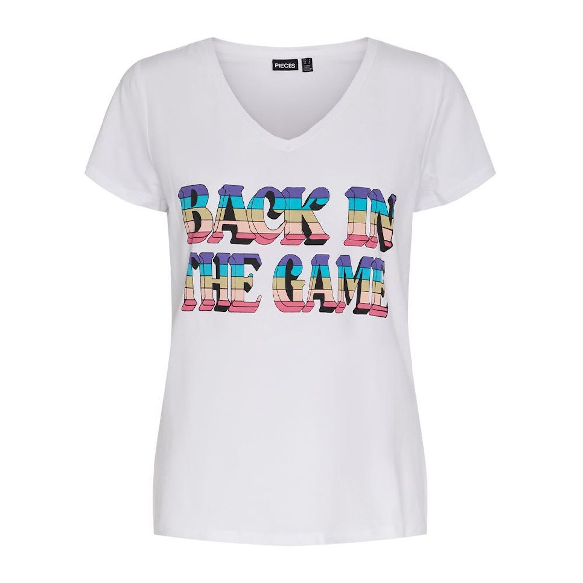 Pieces T shirt /Rose Femme Pieces Merima