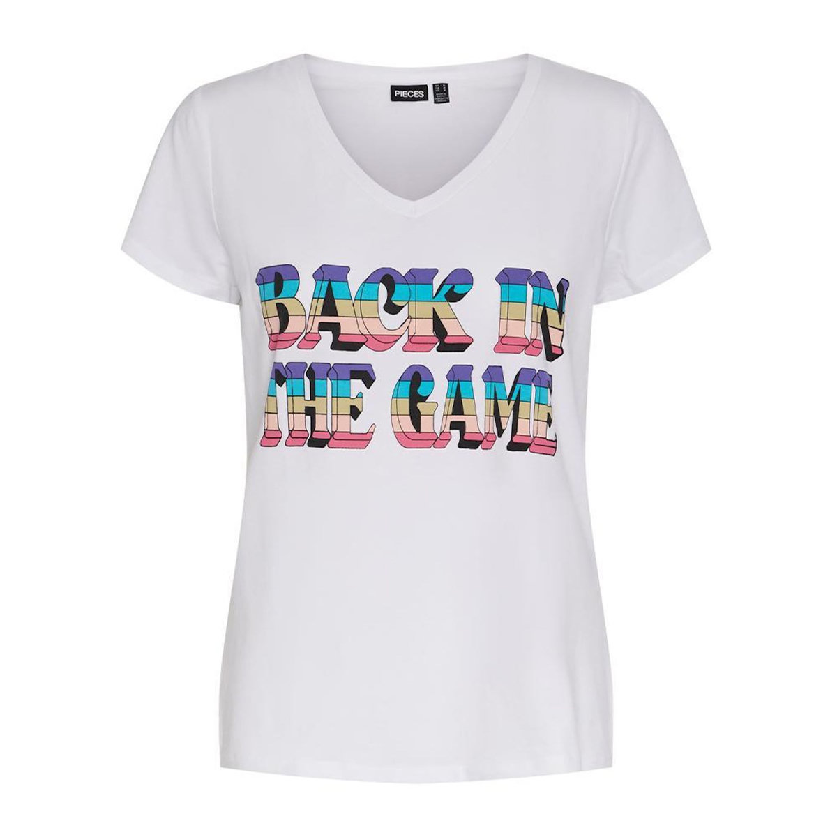 Pieces T shirt /Rose Femme Pieces Merima