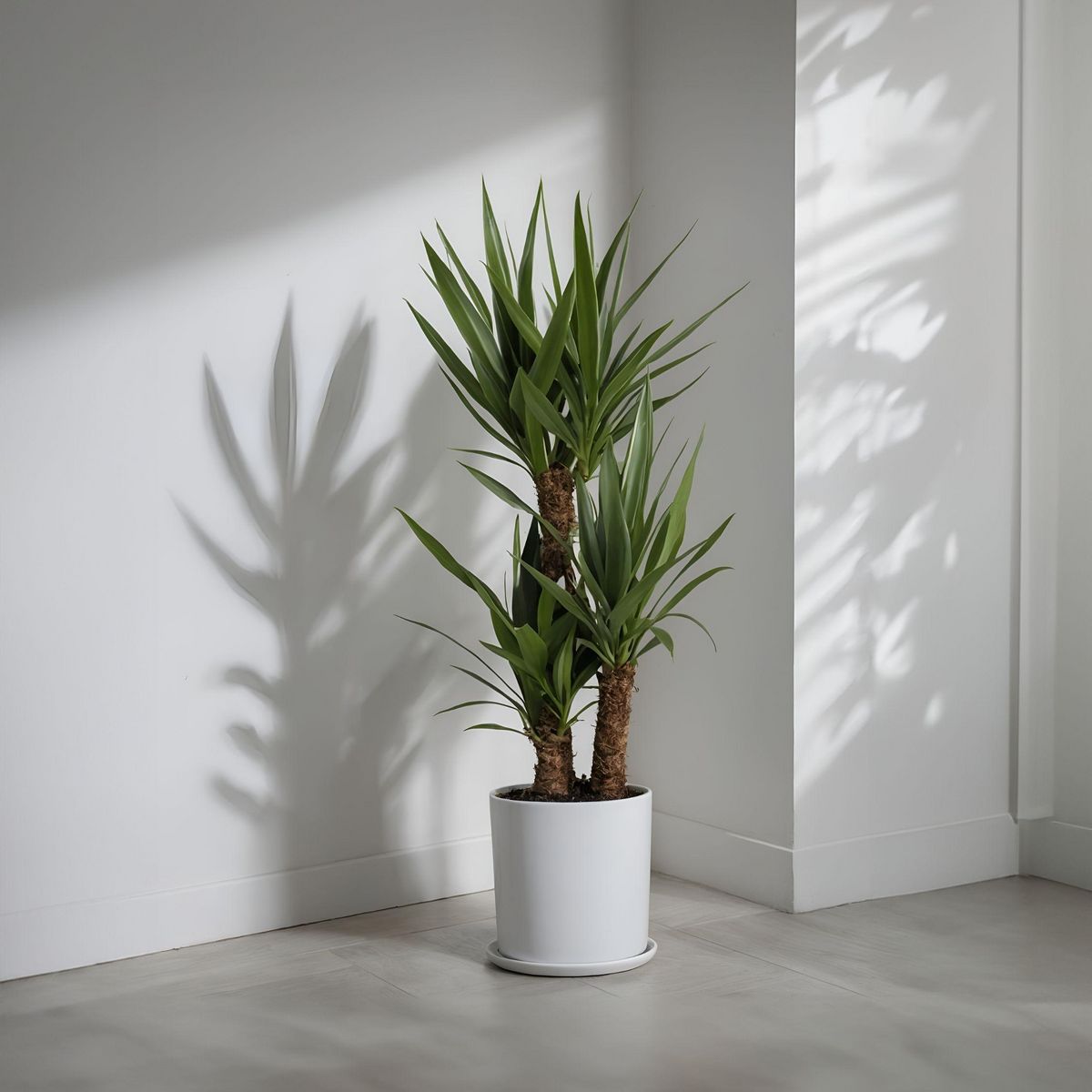 PLANT IN A BOX Pied d'éléphant - Yucca elephantipes - Hauteur 70-80cm - ⌀21cm
